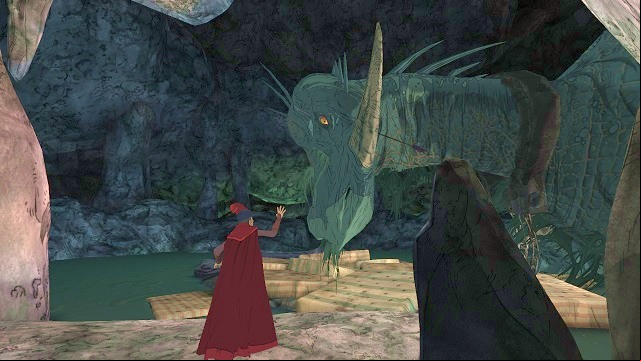 Oh, hello. - The dragons lair - The Magic Mirror - Kings Quest - Game Guide and Walkthrough