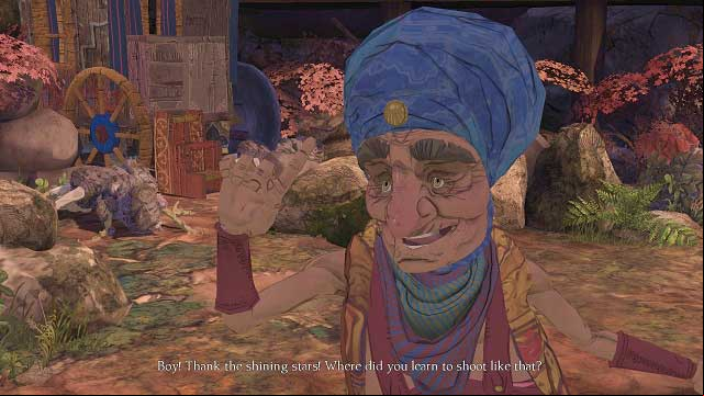 The familiar cheater. - Pumpkin lantern - Duel of Strength - Kings Quest - Game Guide and Walkthrough