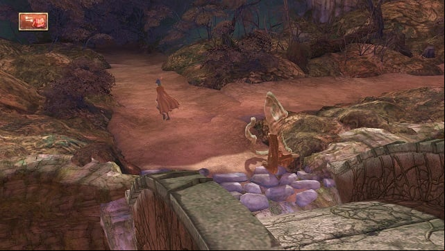 Into the dark woods. - Troll mouthpieces - Duel of Strength - Kings Quest - Game Guide and Walkthrough