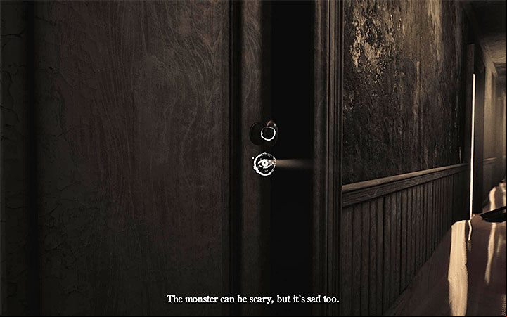 After checking the bathroom, touch the interactive screen and you will be taken to the corridor - Bathroom | Layers of Fear 2 walkthrough - Act 3 - Bloody Roots - Layers of Fear 2 Guide