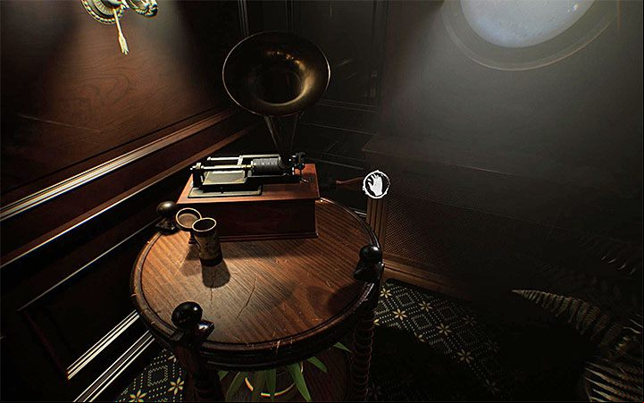 Look first at the entire lower level of the cabin - Prologue and first visit to heros cabin | Layers of Fear 2 walkthrough - Act 1 - The Unmooring - Layers of Fear 2 Guide