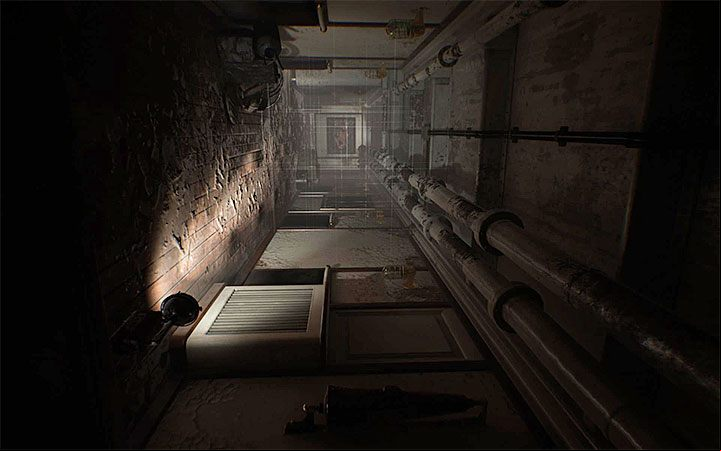Stay alert in rotated corridor from the attached image - Upside down room - Act 4 - Breathe - Layers of Fear 2 Guide