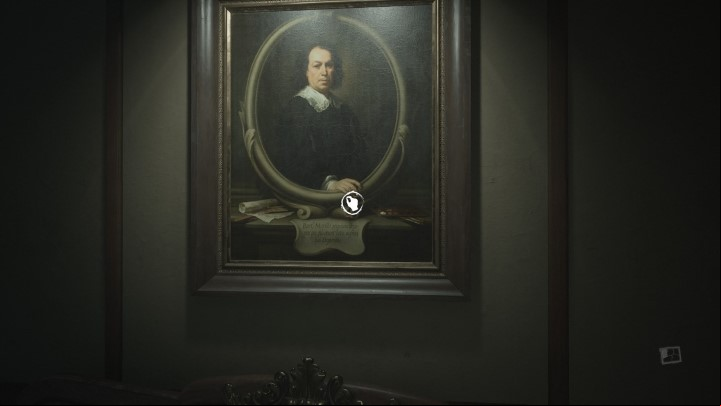 In the next room, collect the key held by the person on the painting - Layers of Fear 2023: Act 1 Painters Story - Walkthrough - Layers of Fear 2023 Guide