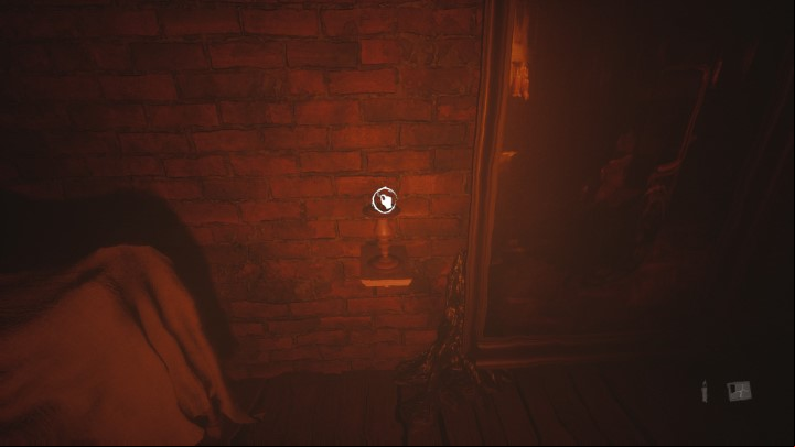 In the corridor you'll find a lantern - Layers of Fear 2023: Act 1 Painters Story - Walkthrough - Layers of Fear 2023 Guide