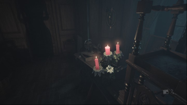 In the room with a large "DON"T LOOK BACK" text, under no circumstances should you turn around - Layers of Fear 2023: Act 1 Painters Story - Walkthrough - Layers of Fear 2023 Guide
