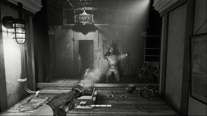 The flashlight is also used to set chosen puppets in motion - Layers of Fear 2023: Actors Story - Walkthrough - Layers of Fear 2023 Guide