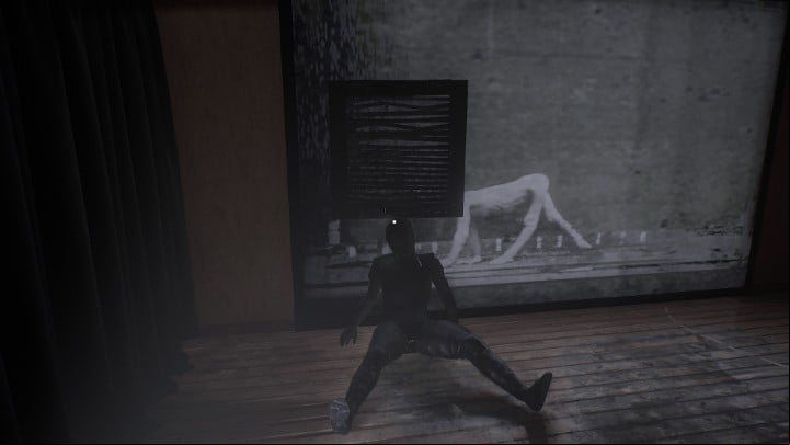 At a certain point, the mysterious voice will once again command you to choose one of the possible paths - Layers of Fear 2023: Actors Story - Walkthrough - Layers of Fear 2023 Guide