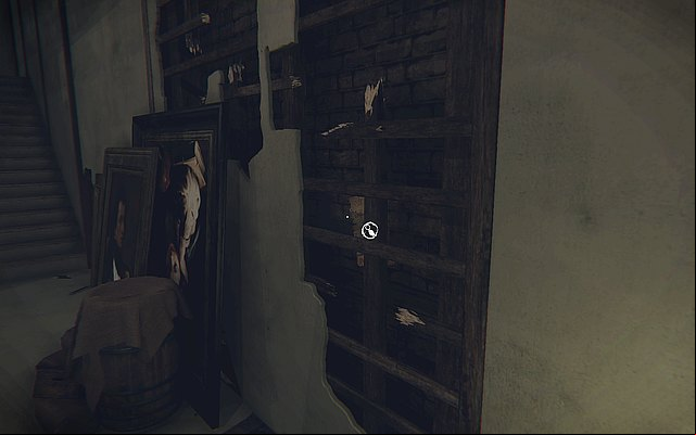 Go back - you will find the first rat drawing in the damaged wall - Episode I: Canvas - Walkthrough - Layers of Fear - Game Guide and Walkthrough