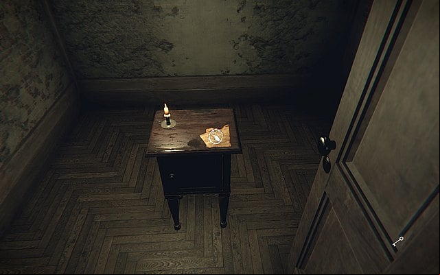 Enter the room ahead - on the table you will find whispered word - Episode 2: Painting - Walkthrough - Layers of Fear - Game Guide and Walkthrough