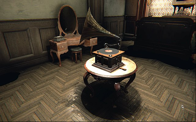 Go back to the gramophone and set the speed and volume sliders to medium values - Episode 2: Painting - Walkthrough - Layers of Fear - Game Guide and Walkthrough
