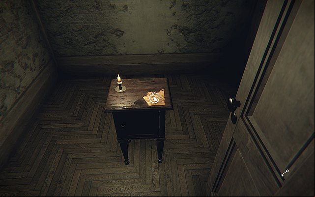 Episode 2 - word number 4 can be found after opening the room by using the key at the beginning - Whispered words - Secrets - Layers of Fear - Game Guide and Walkthrough