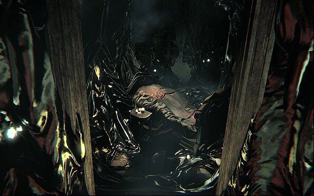 Episode 5 - in the room with the bed in the corridor with grease you will find a bandage - Whispered words - Secrets - Layers of Fear - Game Guide and Walkthrough