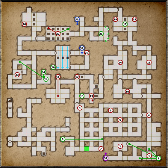 This level is a walk in the park compared to the previous one - Level 7: Ancient Chambers - Walkthrough - Legend of Grimrock - Game Guide and Walkthrough