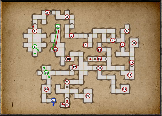 The first level of Grimrock is more of an introduction, serving as a way of familiarizing you with the game mechanics and explaining the game nuances - Level 1: Into The Dark - Walkthrough - Legend of Grimrock - Game Guide and Walkthrough