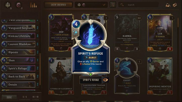 The presented deck is built around Fioras special ability - this is your main win condition - Demacia & Ionia - a good deck in Legends of Runeterra - The best decks - Legends of Runeterra Guide