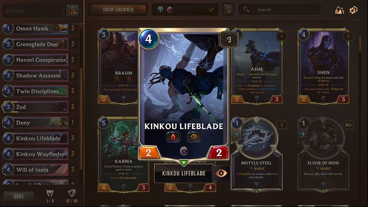 In addition to the powerful reinforcing spells in the deck of cards of Ionia and Firelord, there were some useful ers, such as Kinku Lifeblade - Ionia & Freljord - the best deck in the Legends of Runeterra - The best decks - Legends of Runeterra Guide