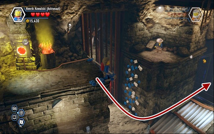 In order to collect the token you must switch the button after using the color changer - Secrets in the mine | Chapter 3 - Chapter 3 - LEGO City: Undercover Game Guide