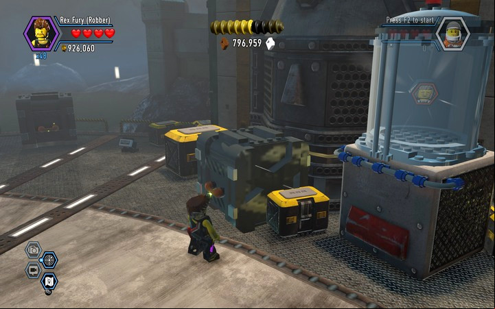 Destroy another chest to gain access to the token - Secrets in Rexs HQ | Chapter 13 | Walkthrough - Chapter 13 - LEGO City: Undercover Game Guide