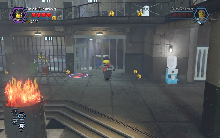 You can now use a crowbar to pry open some of the doors and bars - The prison cells | Chapter 3 - Chapter 3 - LEGO City: Undercover Game Guide