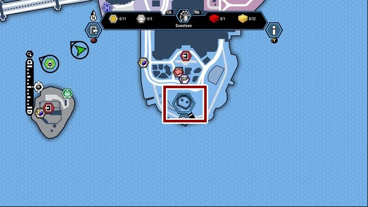 You will get to the Lady Liberty Island the first time through the Downtown - How to get to Liberty Island? | Tips - Tips - LEGO City: Undercover Game Guide