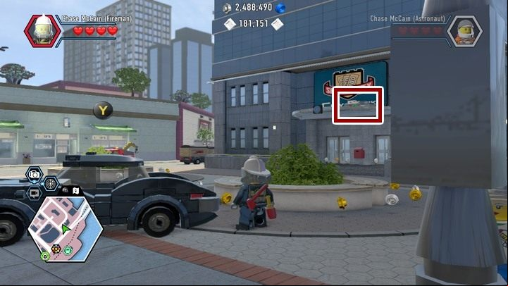 Dave Something costume (17) can be hard to obtain - Southwest area | Maps and secrets - Maps and secrets - LEGO City: Undercover Game Guide