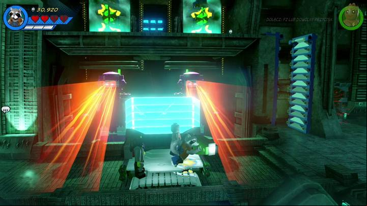 Fix it as Rocket Raccoon and walk inside as all characters that cannot fly - Mission 12 - Kree-Search and Development | Walkthrough - Walkthrough - LEGO Marvel Super Heroes 2 Game Guide