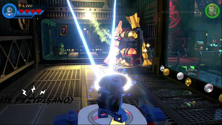 Switch to Captain America when you reach the upper level and deflect laser beams towards the golden rockets on the right - Mission 5 - Hydra Hijinks | Walkthrough - Walkthrough - LEGO Marvel Super Heroes 2 Game Guide