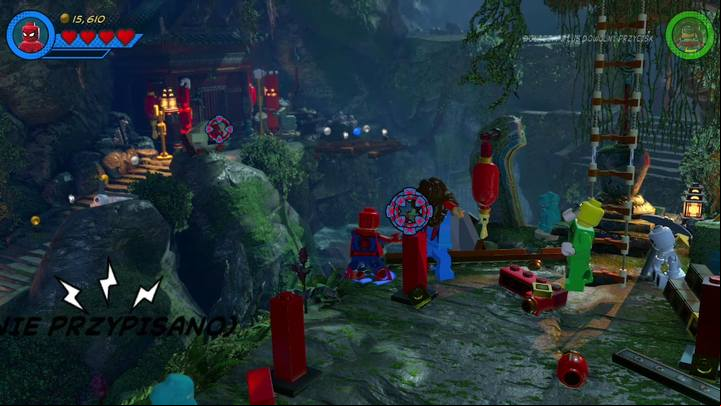 Switch to Spider-Man and build a small hook - Mission 10 - Kun-Lun Konundrum | Walkthrough - Walkthrough - LEGO Marvel Super Heroes 2 Game Guide