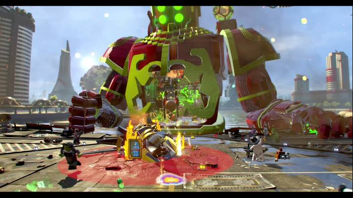 Destruction of the enemy vessel will initiate a short cut-scene where youll encounter the boss - Eson the Searcher - Mission 1 - No Eson of Mine | Walkthrough - Walkthrough - LEGO Marvel Super Heroes 2 Game Guide
