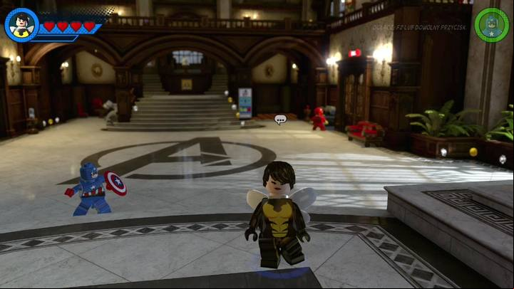 The mission begins by introducing the characters from the Avengers world - Mission 2 - Avengers World Tour | Walkthrough - Walkthrough - LEGO Marvel Super Heroes 2 Game Guide