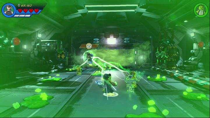 Taking care of Captain America begins a boss encounter against Presence - Mission 2 - Avengers World Tour | Walkthrough - Walkthrough - LEGO Marvel Super Heroes 2 Game Guide