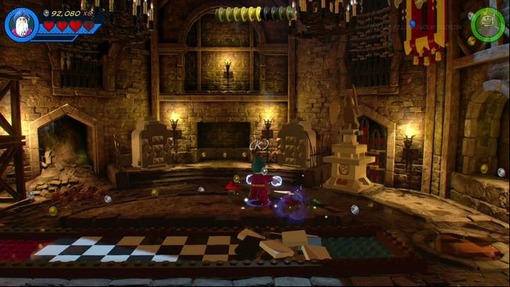 Build a throne and move it to the left - Mission 3 - Dude, Wheres My Dragon | Gwenpools missions (the pink bricks) - Gwenpools missions - LEGO Marvel Super Heroes 2 Game Guide