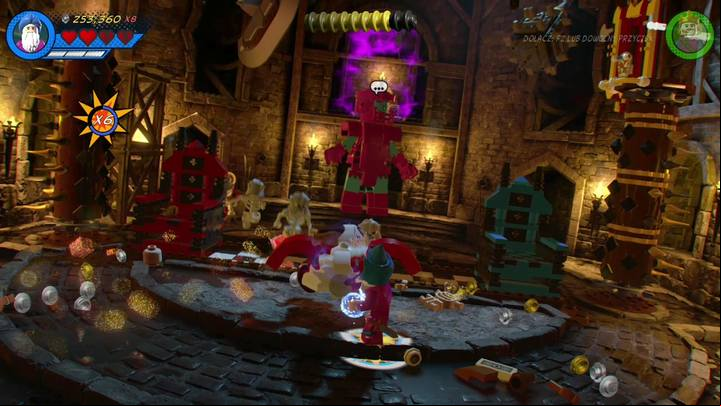 Morgan teleports her guardian - Mission 3 - Dude, Wheres My Dragon | Gwenpools missions (the pink bricks) - Gwenpools missions - LEGO Marvel Super Heroes 2 Game Guide