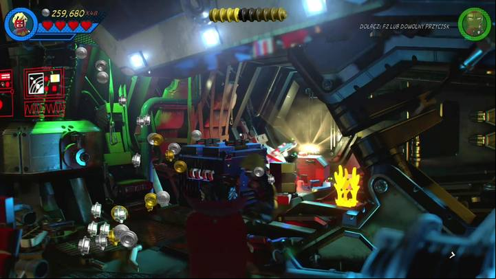 The first Minikit can be found right after you regain control over your characters - Mission 1 - No Eson of Mine? | Mission secrets - Mission secrets - LEGO Marvel Super Heroes 2 Game Guide