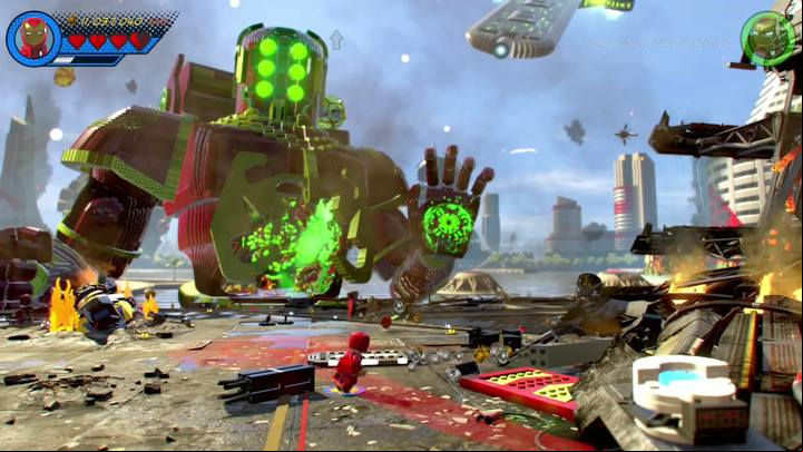 Go towards the right side - Mission 1 - No Eson of Mine? | Mission secrets - Mission secrets - LEGO Marvel Super Heroes 2 Game Guide