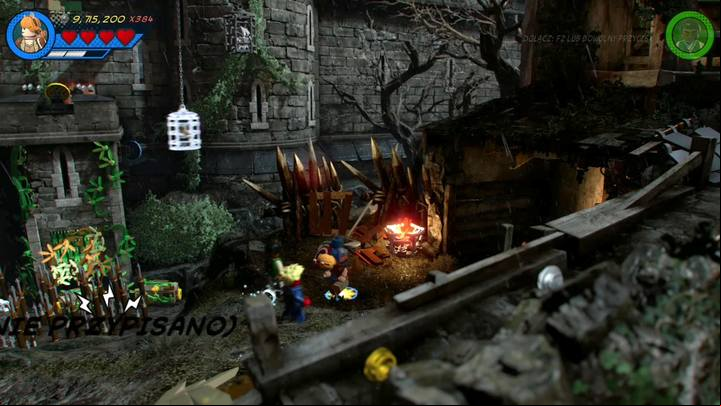 Get to the right part of the area and destroy the container located under the carport (see screenshot) - Mission 3 - Castle Hassle | Mission secrets - Mission secrets - LEGO Marvel Super Heroes 2 Game Guide