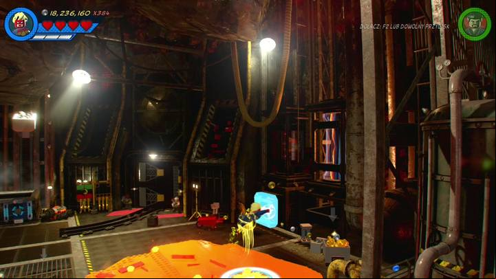 The final cart is in the right corner, by the end of the area - Mission 4 - Whats Klaws is Minded | Mission secrets - Mission secrets - LEGO Marvel Super Heroes 2 Game Guide