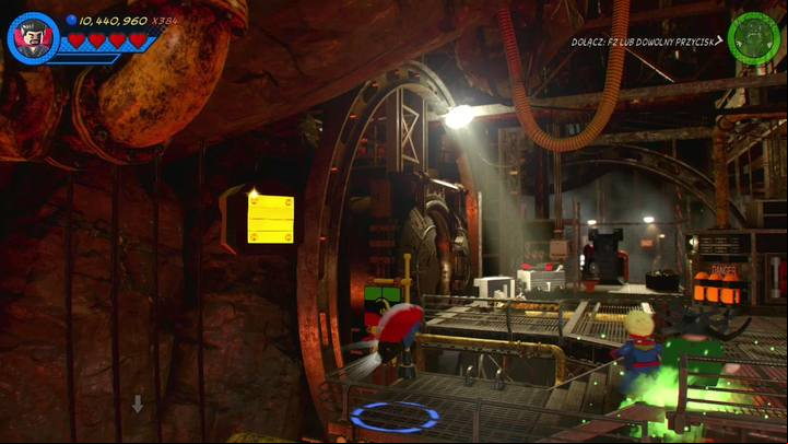 You will need to do three things to get Minikit #3: First, destroy the golden plate presented in the picture - Mission 4 - Whats Klaws is Minded | Mission secrets - Mission secrets - LEGO Marvel Super Heroes 2 Game Guide