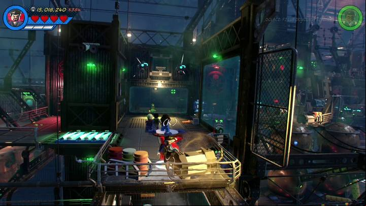 Collect Minikit #3, and as Doctor Strange approach the place presented in the picture - Mission 5 - Hydra Hijinks | Mission secrets - Mission secrets - LEGO Marvel Super Heroes 2 Game Guide