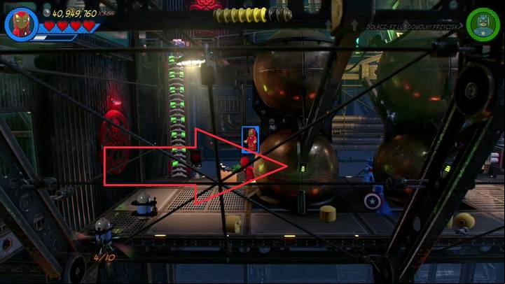 Minikit #7 is right next to Minikit #8 - Mission 5 - Hydra Hijinks | Mission secrets - Mission secrets - LEGO Marvel Super Heroes 2 Game Guide