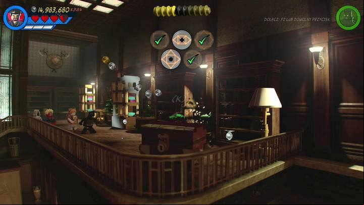 Stan Lee is on the right side of the main hall, on the balcony - Mission 8 - Rune to Maneuver | Mission secrets - Mission secrets - LEGO Marvel Super Heroes 2 Game Guide