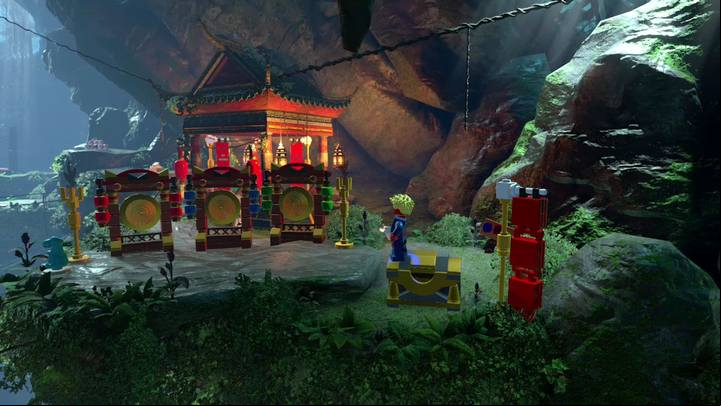 Approach the right side but dont interact with the debris - Mission 10 - Kun-Lun Konundrum | Mission secrets - Mission secrets - LEGO Marvel Super Heroes 2 Game Guide