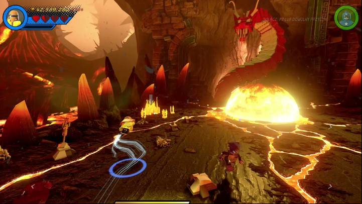 Minikit #8 is on the left from the dragon - Mission 10 - Kun-Lun Konundrum | Mission secrets - Mission secrets - LEGO Marvel Super Heroes 2 Game Guide