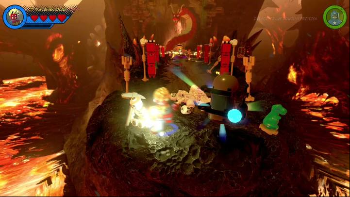 Minikit #9 is in the corridor leading to the arena - Mission 10 - Kun-Lun Konundrum | Mission secrets - Mission secrets - LEGO Marvel Super Heroes 2 Game Guide