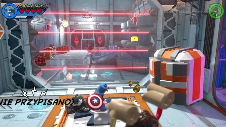 The sixth minikit is in the second part of the location - Mission 11 - Symbiote surprise | Mission secrets - Mission secrets - LEGO Marvel Super Heroes 2 Game Guide