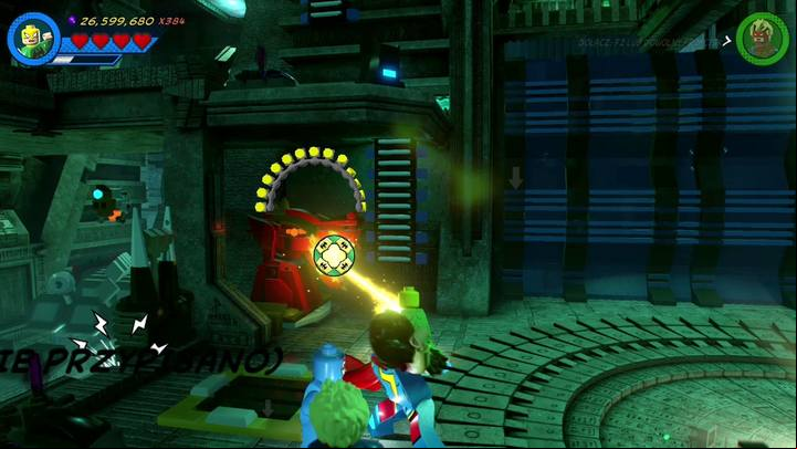 Another treasure can be obtained in the part shown on the picture - Mission 12 - Kree-Search and Development | Mission secrets - Mission secrets - LEGO Marvel Super Heroes 2 Game Guide