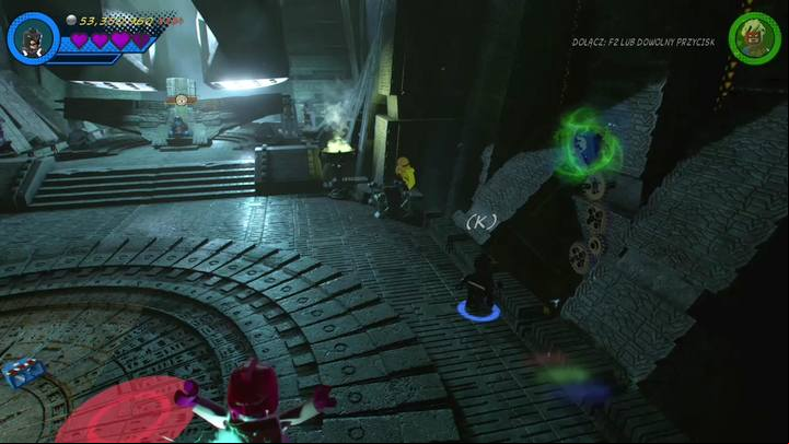 Walk to the right side in the main room and switch character to Doctor Strange - Mission 12 - Kree-Search and Development | Mission secrets - Mission secrets - LEGO Marvel Super Heroes 2 Game Guide
