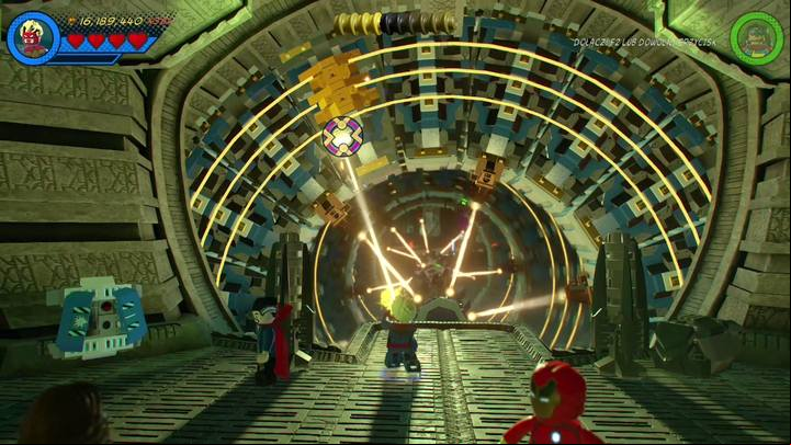 On the left side you will find a control - Mission 14 - Halo, is it Kree Youre Looking For | Mission secrets - Mission secrets - LEGO Marvel Super Heroes 2 Game Guide