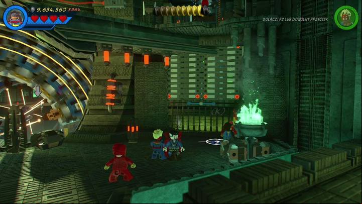 Go to the right side and use the bars in the wall as Ms - Mission 14 - Halo, is it Kree Youre Looking For | Mission secrets - Mission secrets - LEGO Marvel Super Heroes 2 Game Guide