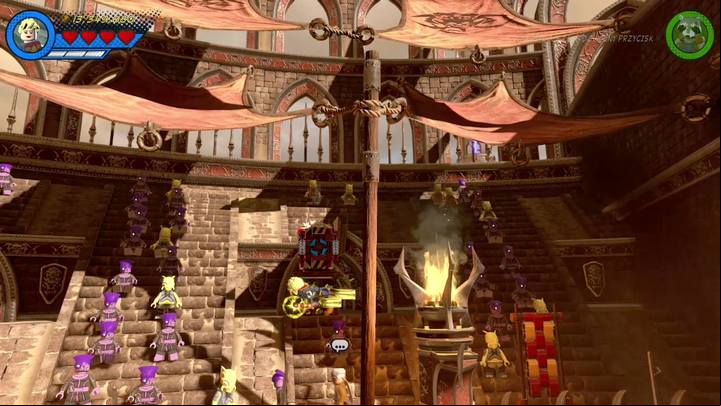 Stan Lee is imprisoned by two thugs on the tribunes, on the left side (in the same place where you found the minikit number 5) - Mission 15 - Red King Revelation | Mission secrets - Mission secrets - LEGO Marvel Super Heroes 2 Game Guide